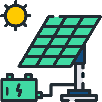 Solução de backup para painéis solares
